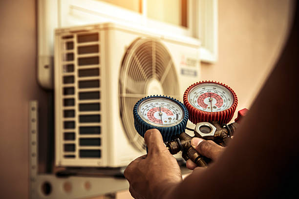 Professional Hvac technician working in Colora, MD